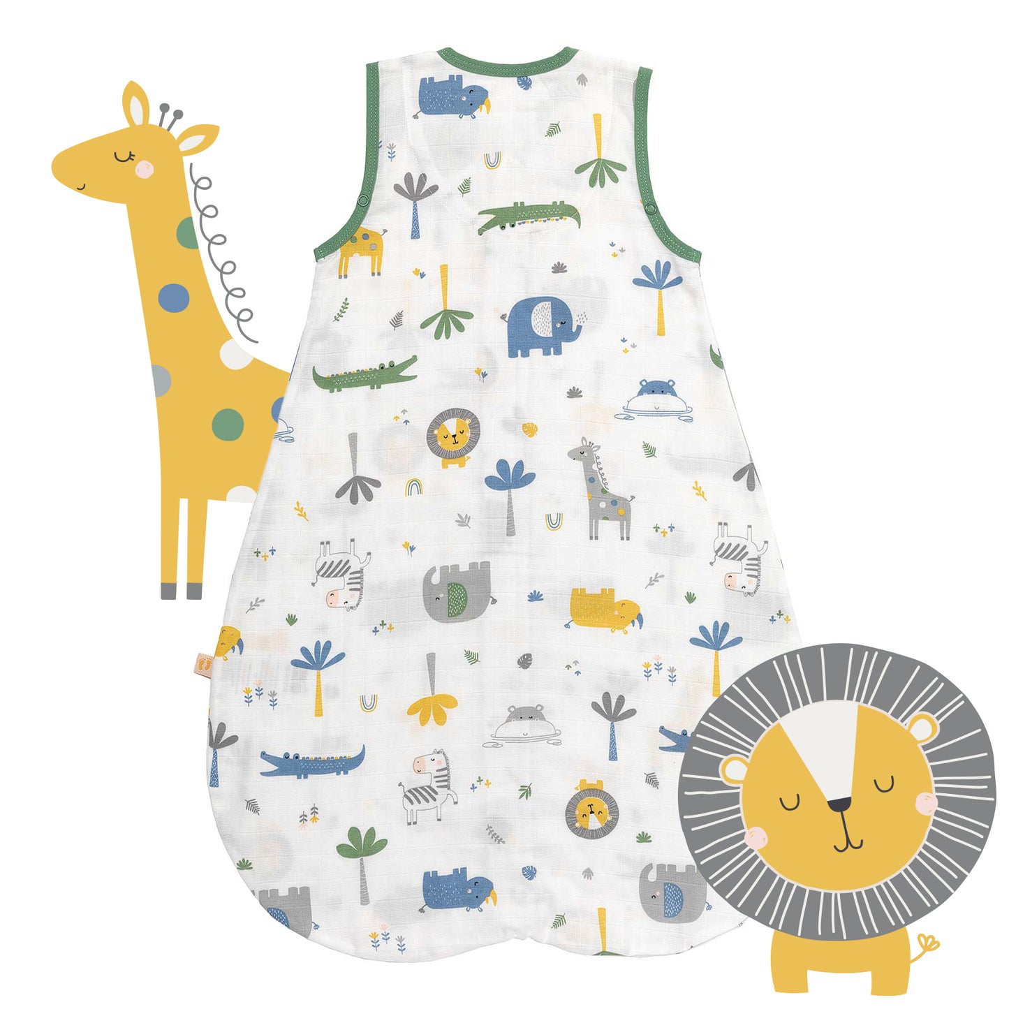 Musselin Babyschlafsack, 0.5 TOG