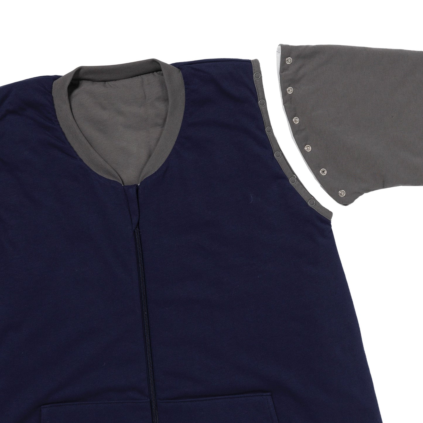 Schlafsack mit Füßen für Erwachsene mit umklappbaren Bündchen, 3.5 TOG