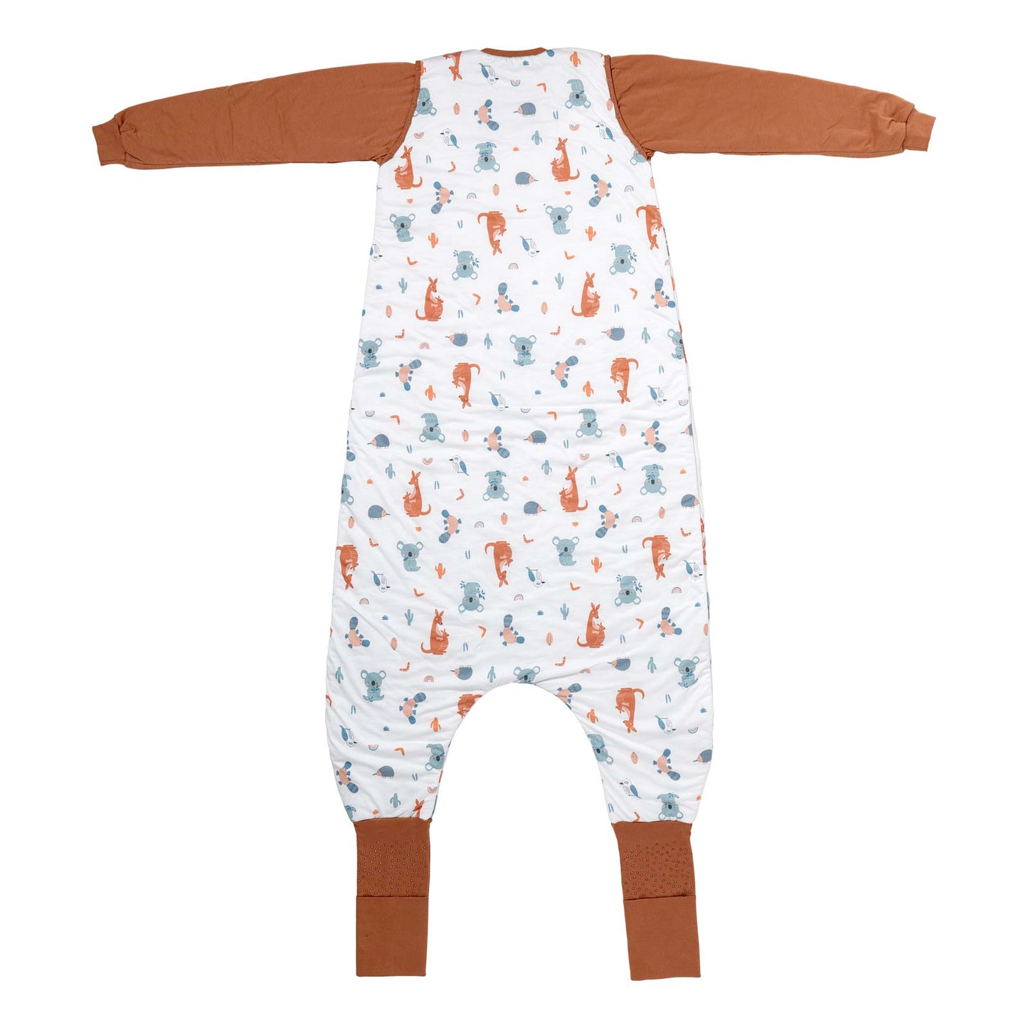 Schlafsack mit Füßen für Erwachsene mit umklappbaren Bündchen, 3.5 TOG