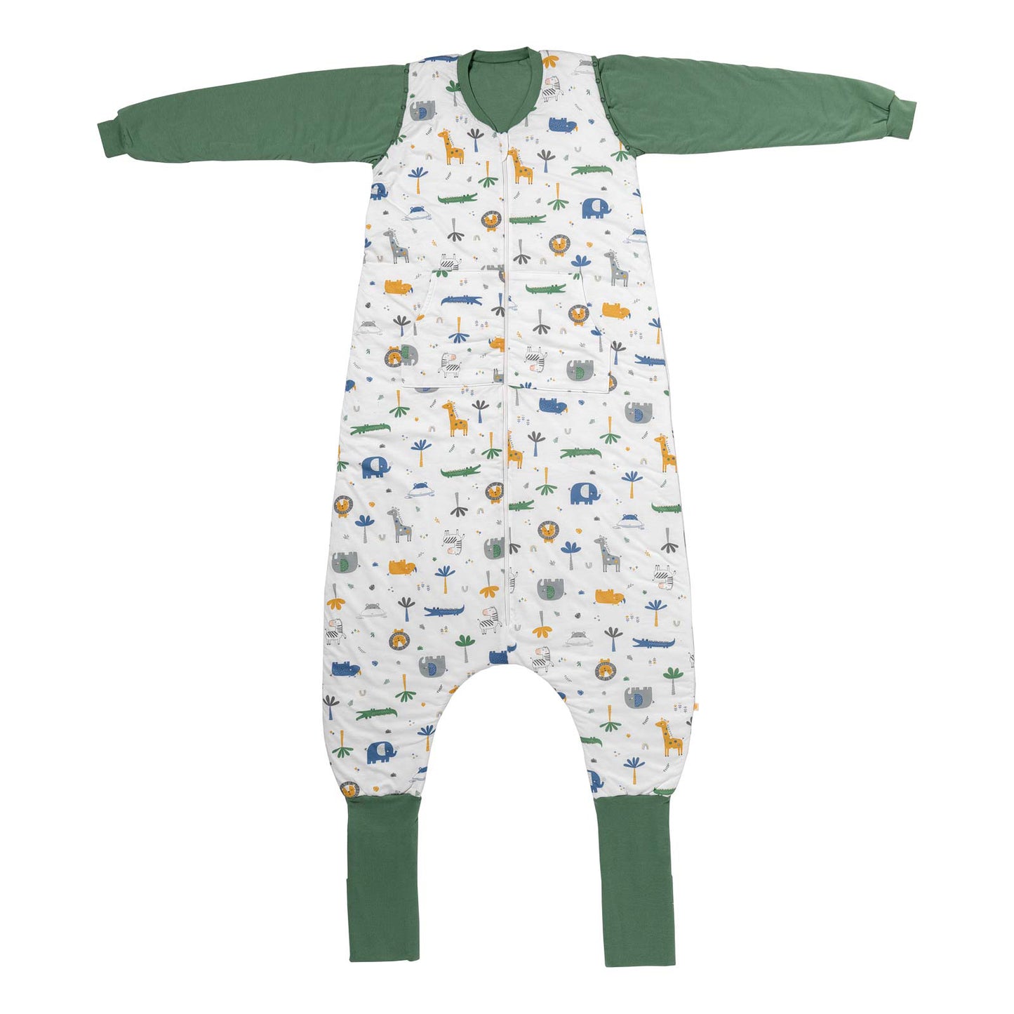 Schlafsack mit Füßen für Erwachsene mit umklappbaren Bündchen, 3.5 TOG