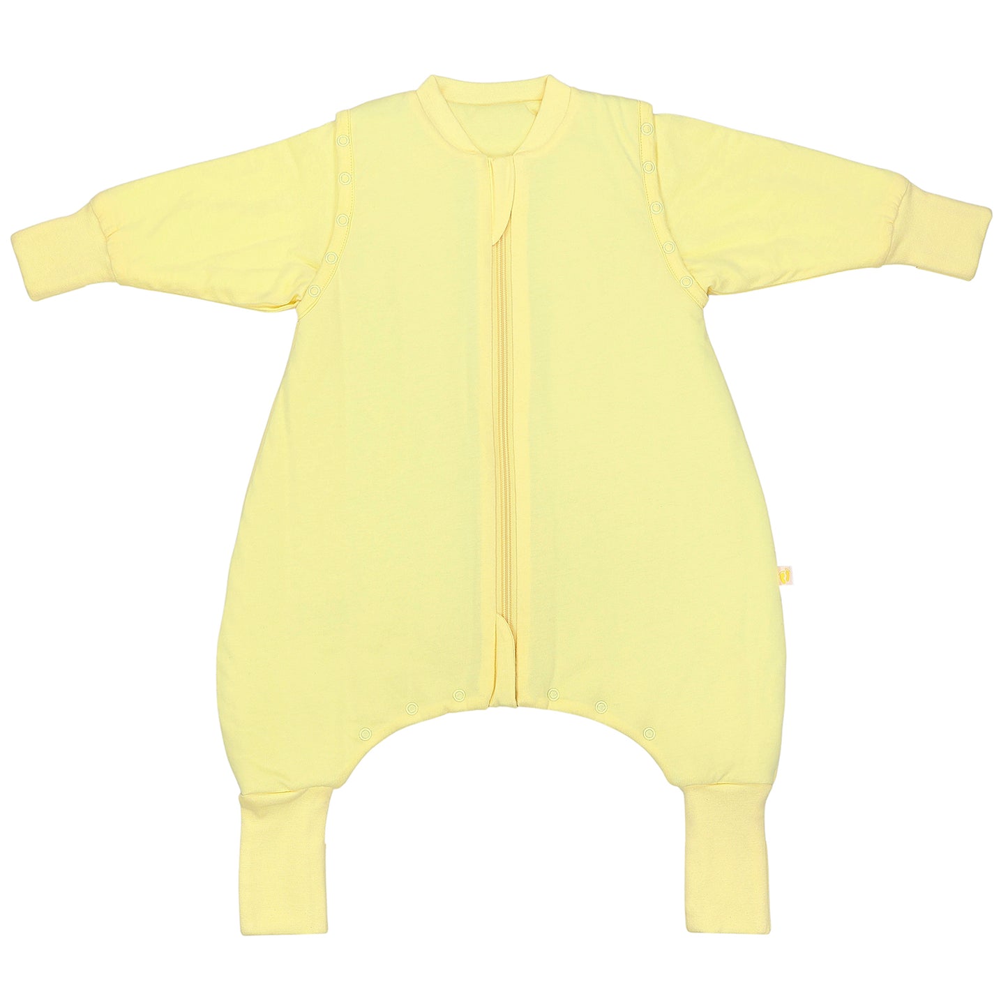 Schlafsack mit Füßen und umklappbaren Bündchen, 2.5 TOG