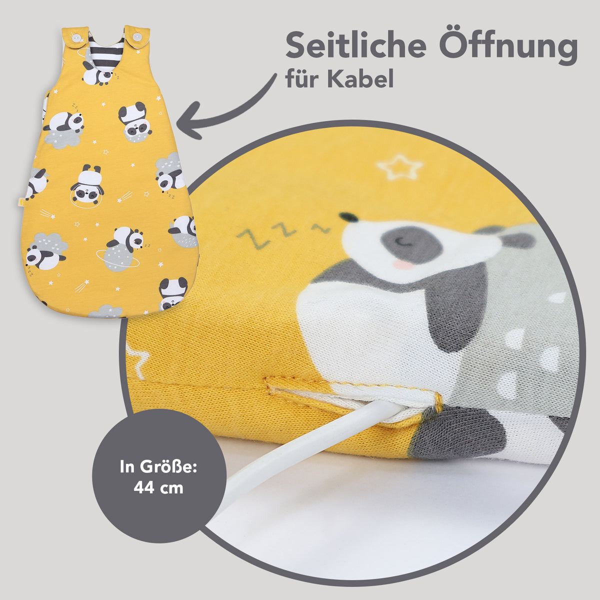 Babyschlafsack 1.0 TOG_Panda_Detailaufnahme3_1204
