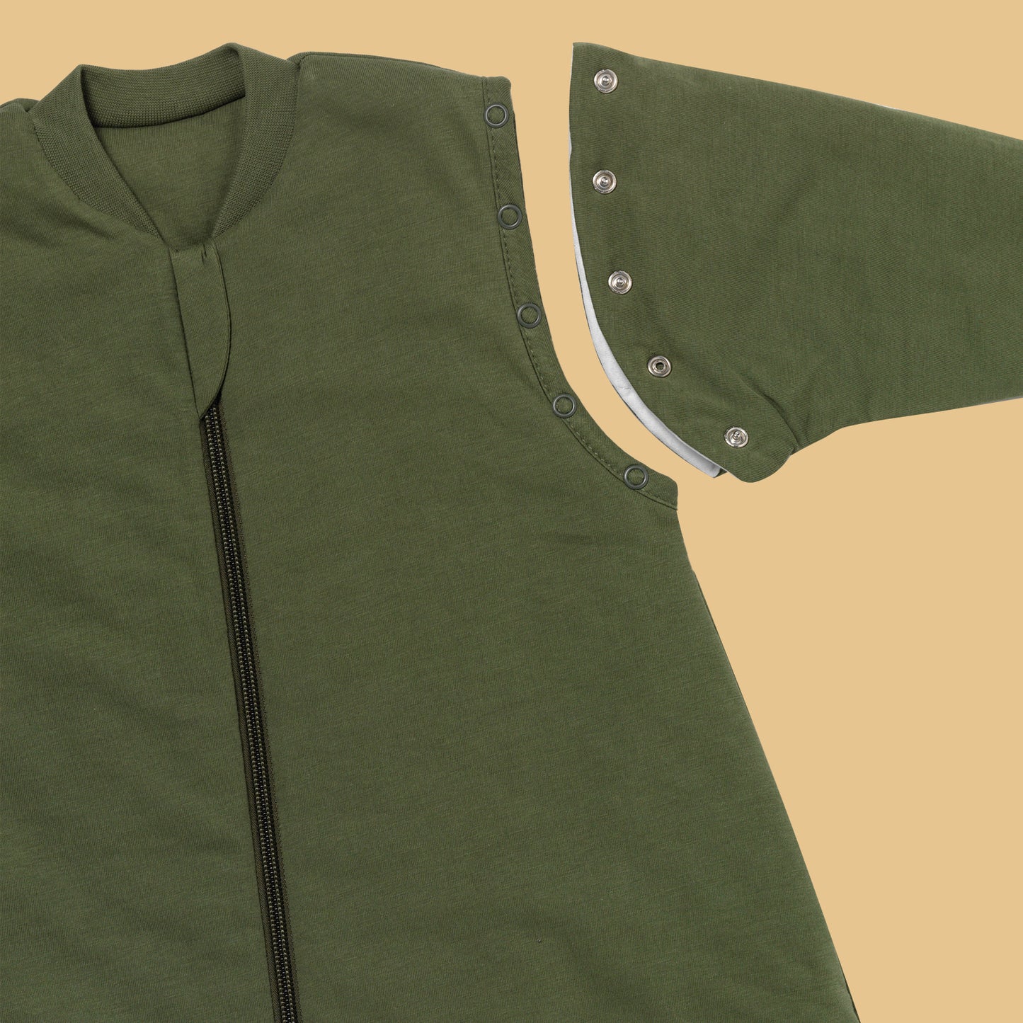 Schlafsack mit Füßen und umklappbaren Bündchen 2.5 Tog