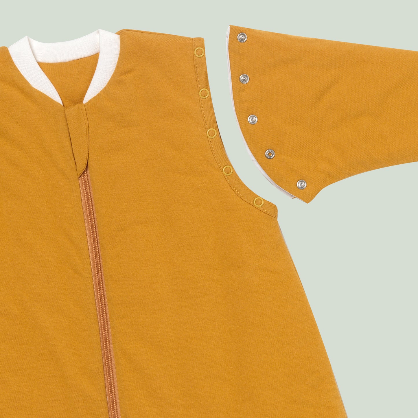 Schlafsack mit Füßen und umklappbaren Bündchen 2.5 Tog