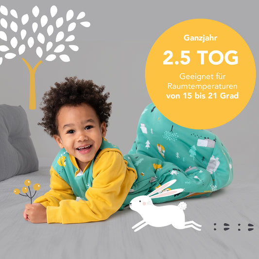 Bio Babyschlafsack, 2.5 TOG Bauernhof - (Bild-3)