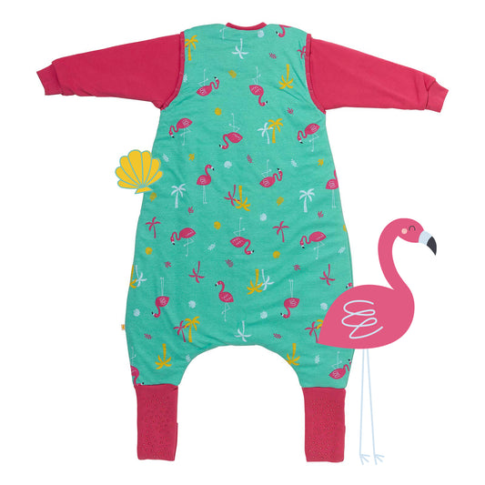 Bio Schlafsack mit Füßen und umklappbaren Bündchen 3.5 TOG Waldtiere - (Bild-6)