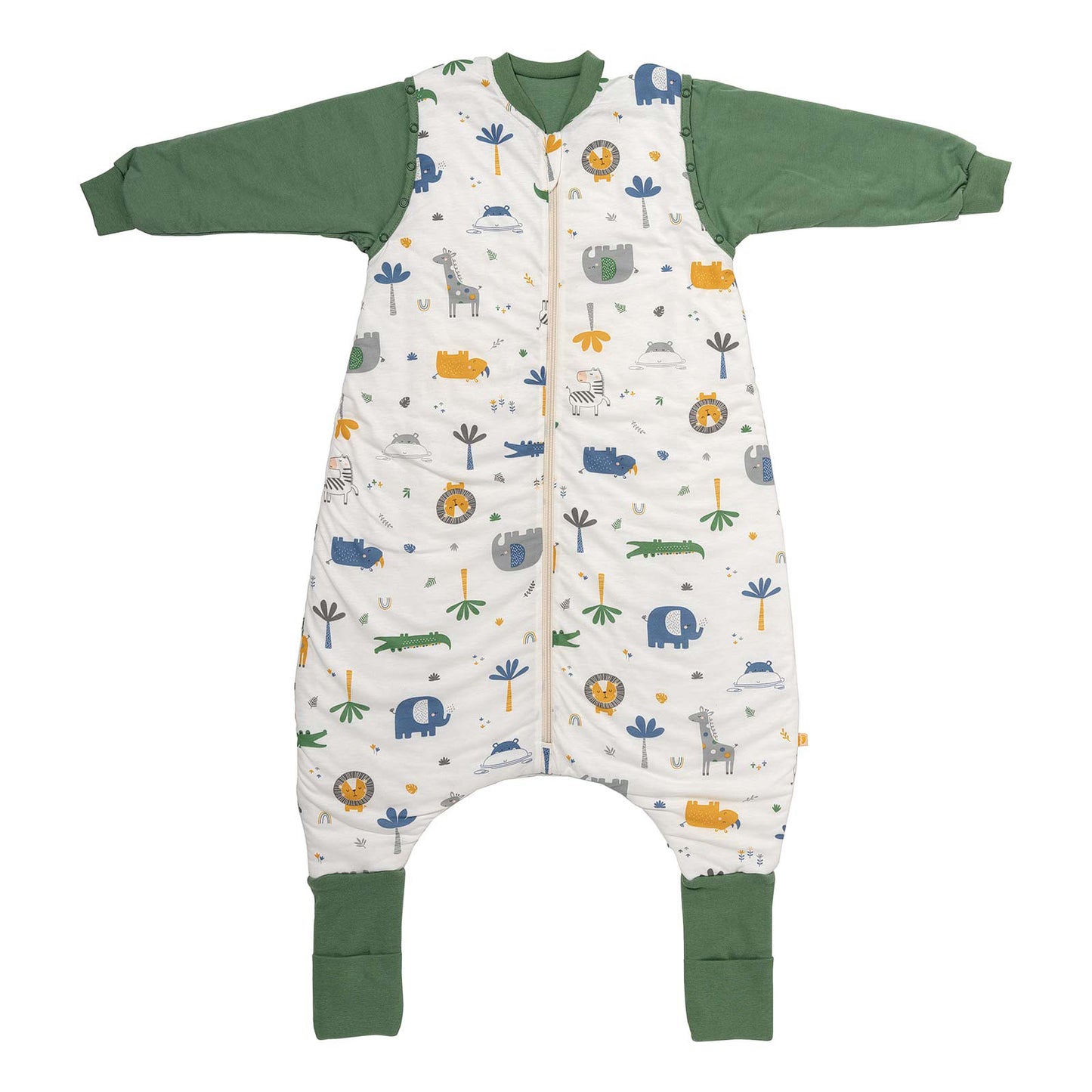 Schlafsack mit Füßen, umklappbaren Bündchen und Ärmeln, 1.0 TOG