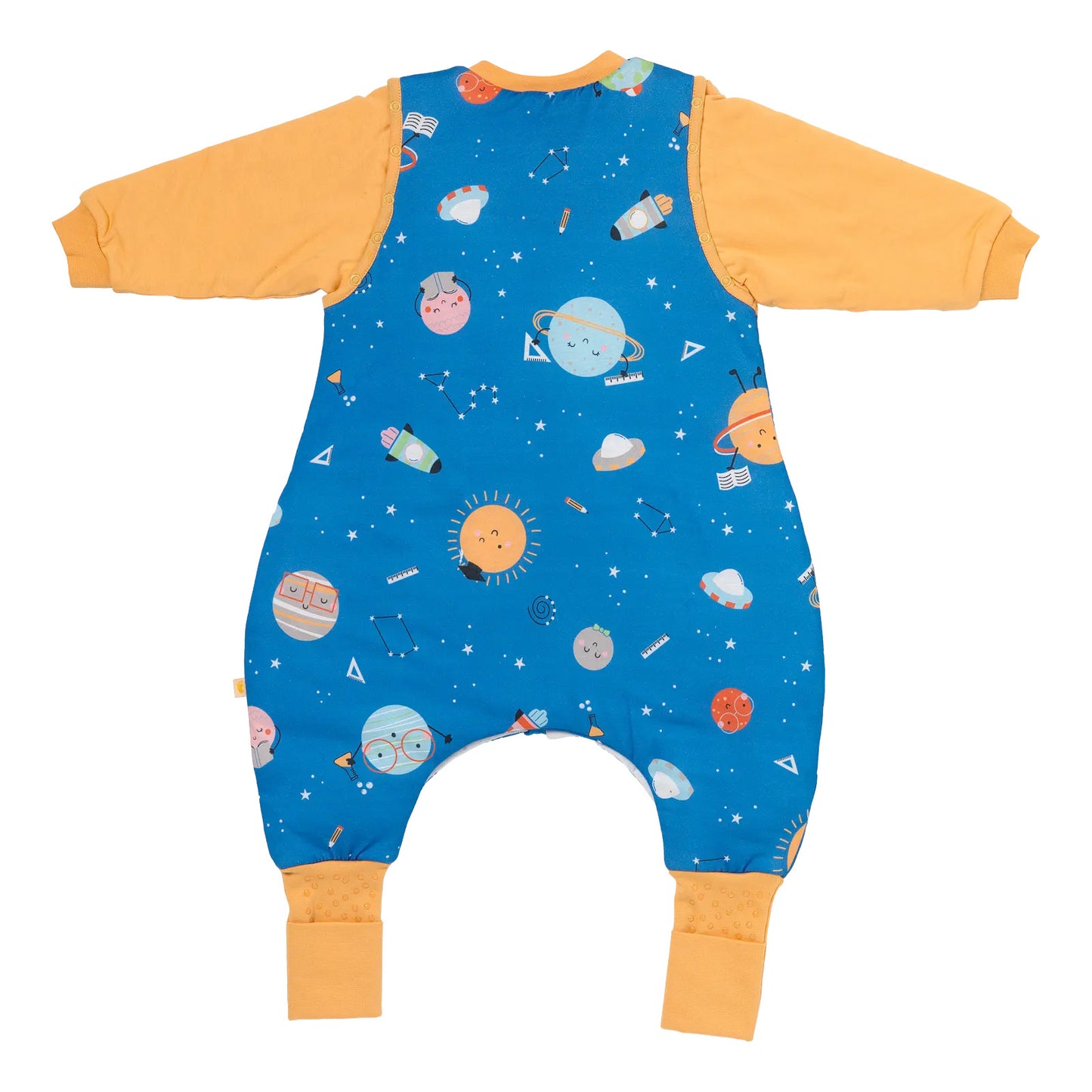 Schlafsack mit Füßen, umklappbaren Bündchen und Ärmeln, 1.0 TOG