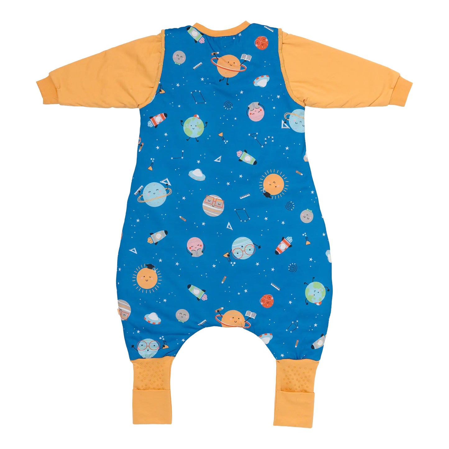 Schlafsack mit Füßen, umklappbaren Bündchen und Ärmeln, 1.0 TOG