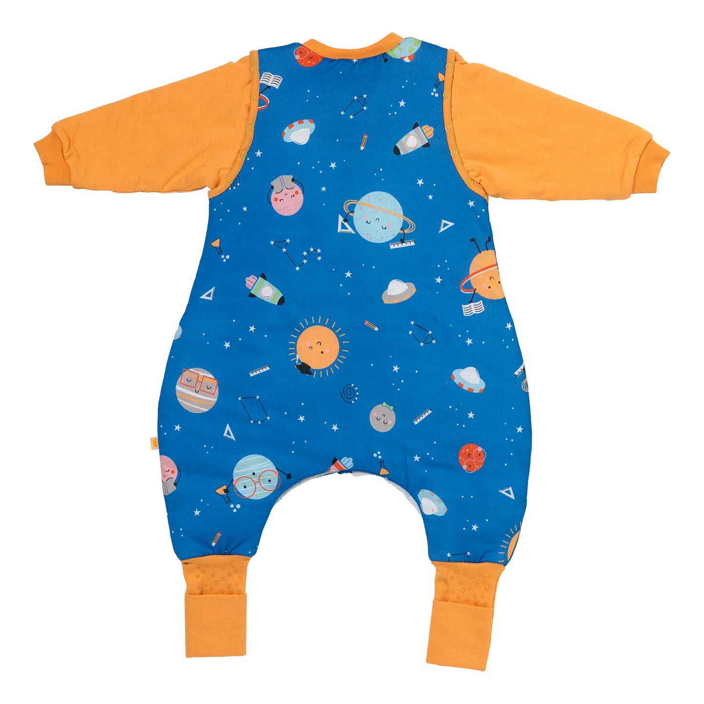 Schlafsack mit Füßen und umklappbaren Bündchen, 3.5 TOG