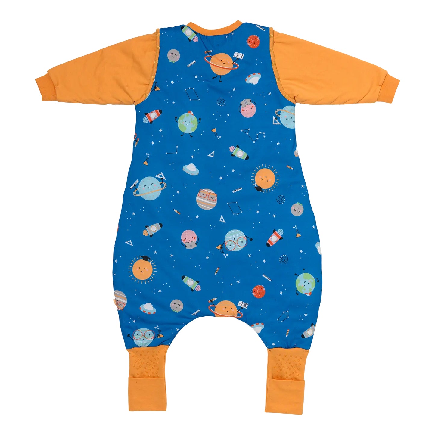 Schlafsack mit Füßen und umklappbaren Bündchen, 3.5 TOG