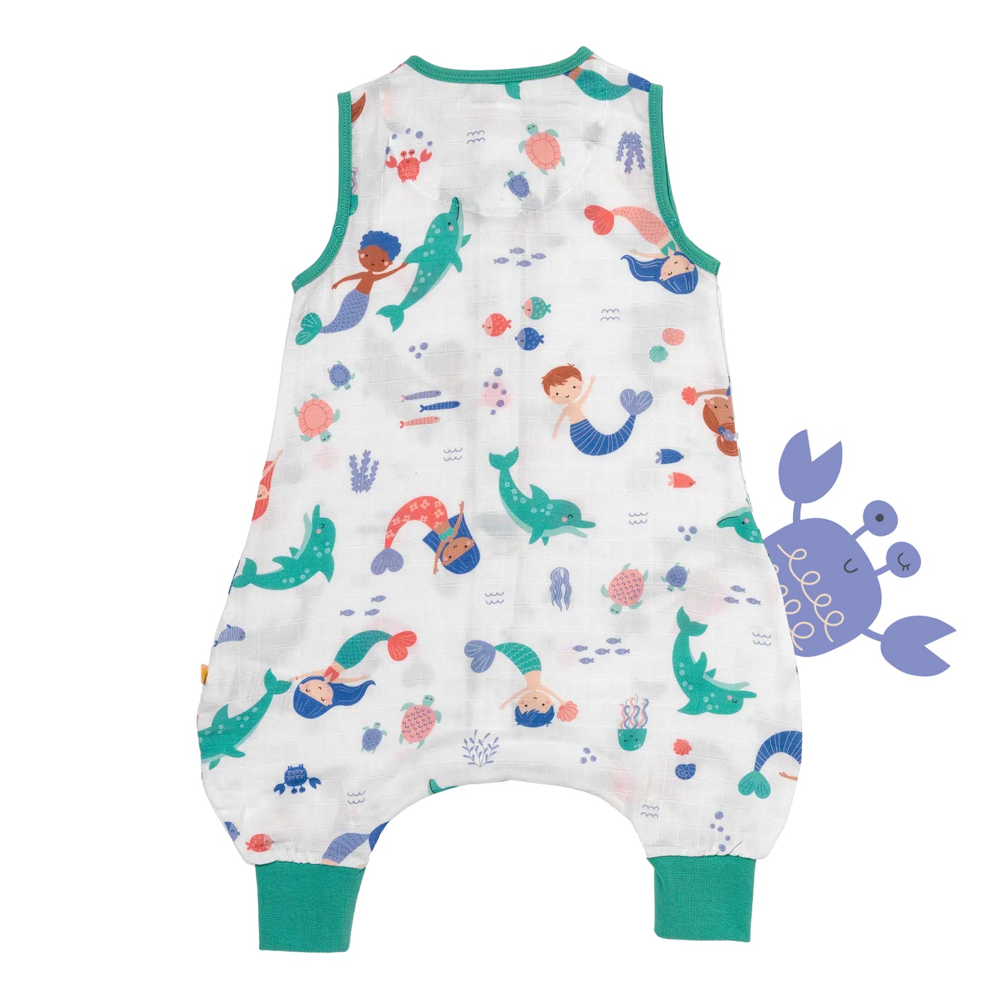 Musselin Schlafsack mit Füßen, 0.5 TOG