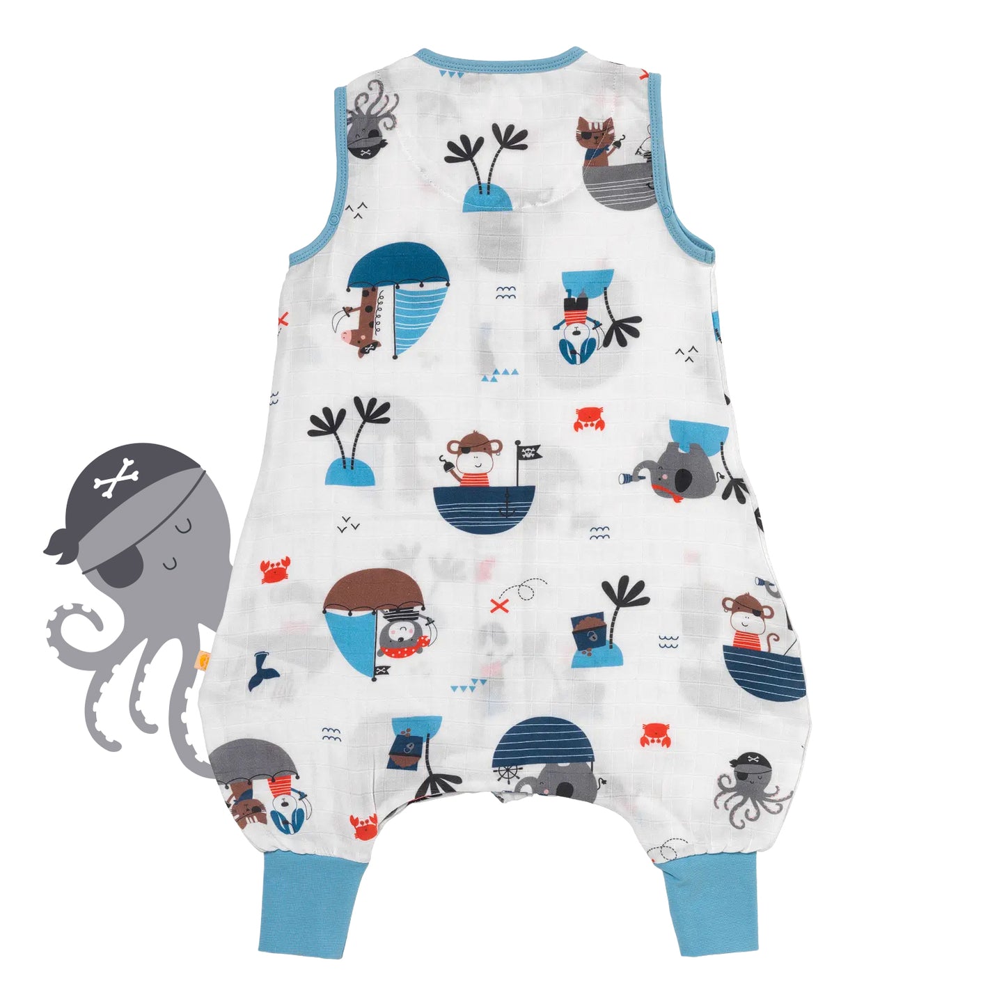 Musselin Schlafsack mit Füßen, 0.5 TOG