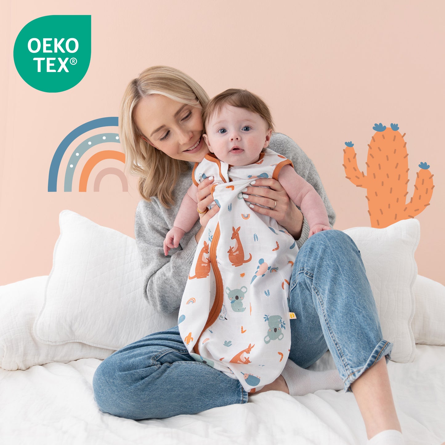 Musselin Babyschlafsack, 0.5 TOG
