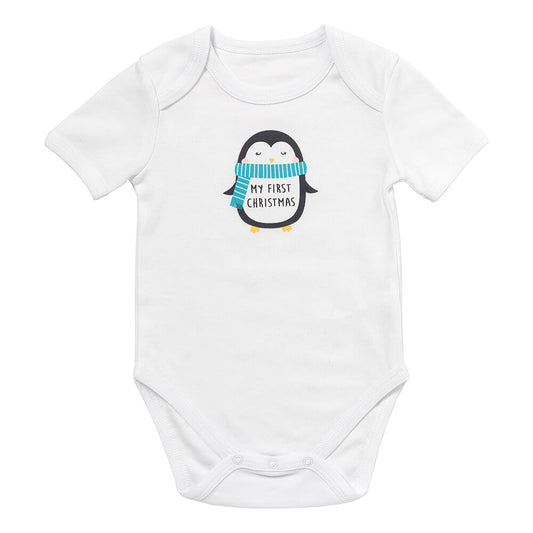 Bio Baby-Body Slogan kurzarm