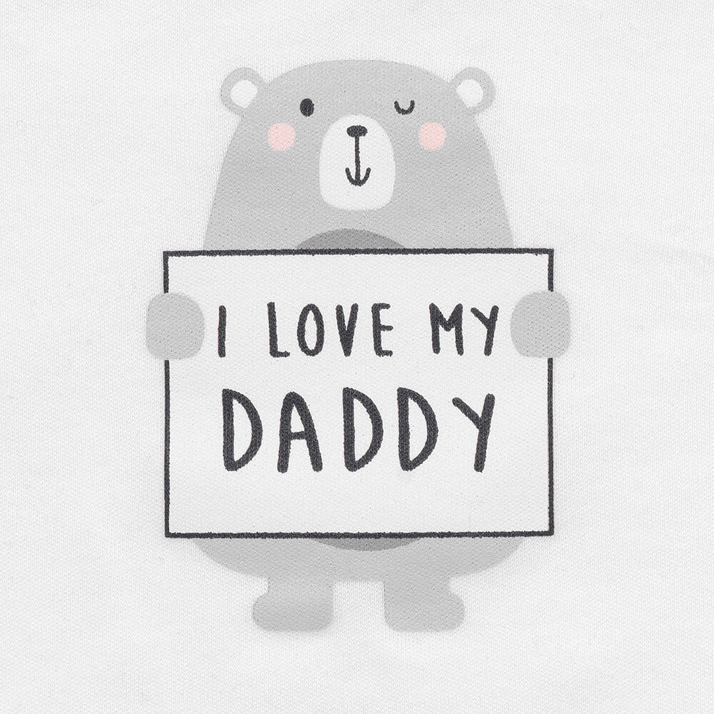 Bio Baby-Body Slogan kurzarm
