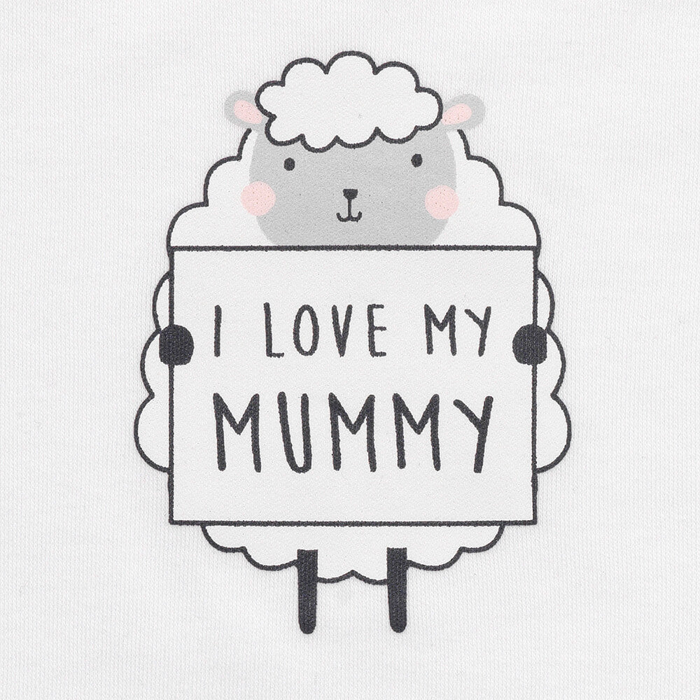 Bio Baby-Body Slogan kurzarm