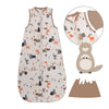 Babyschlafsack 1.0 TOG_Bergtiere_Vorderseite mit Armausschnitt_1187