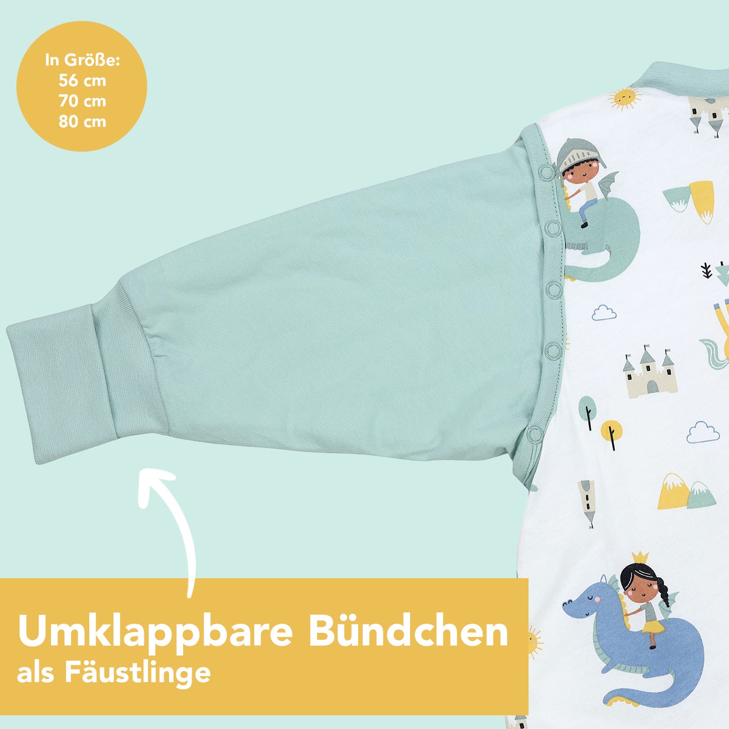 Babyschlafsack 1.0 TOG_Fantasia_Armausschnitt_1187
