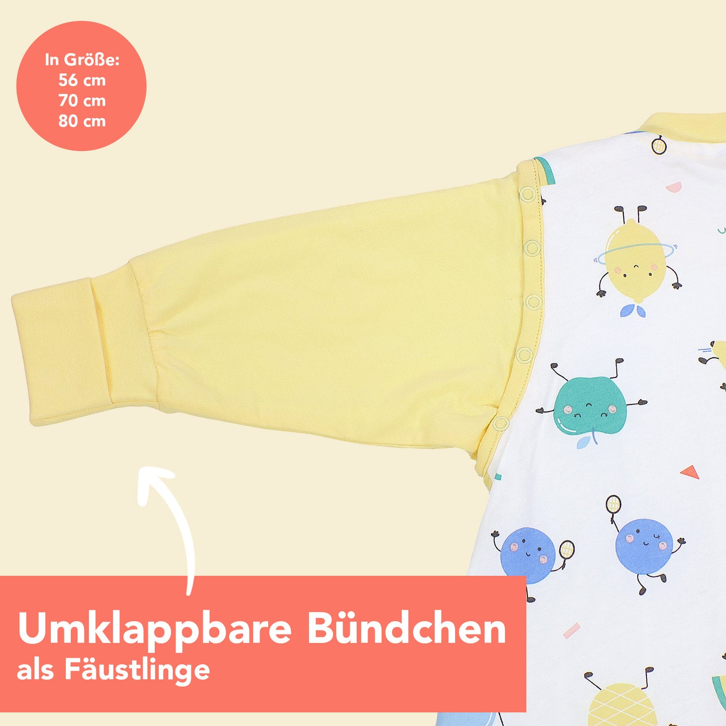 Babyschlafsack 1.0 TOG_Fruchtathleten_Beispielfoto_1187