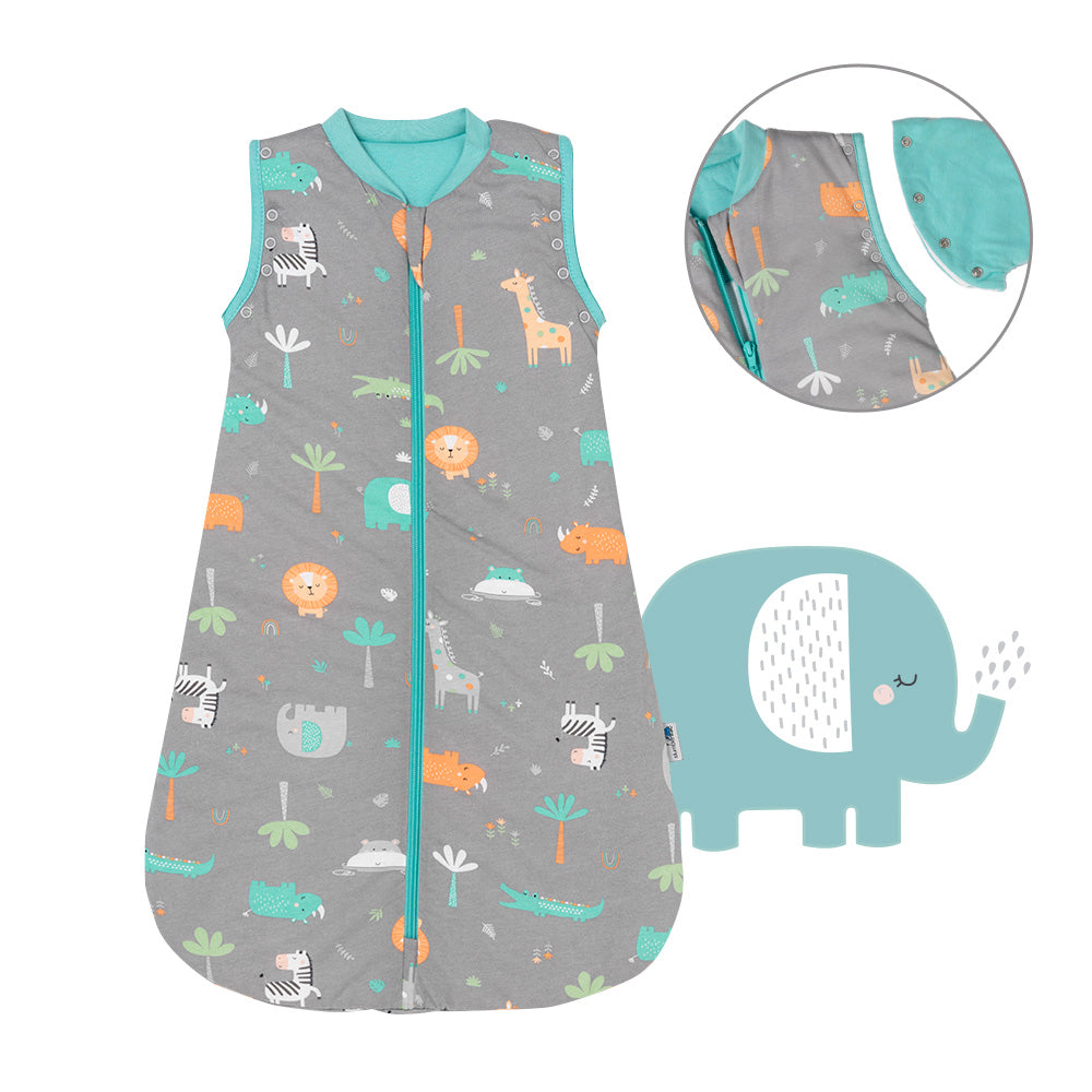 Babyschlafsack 1.0 TOG_Safari_Vorderseite mit Armausschnitt_1187