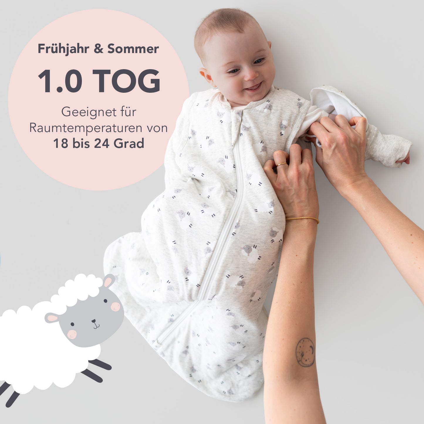 Babyschlafsack 1.0 TOG_Schäfchen_TOG_1187