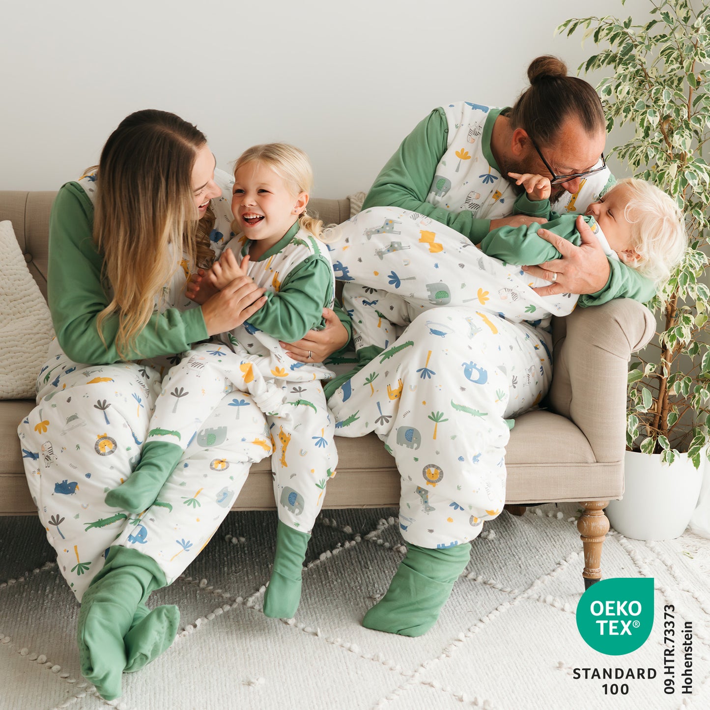 Schlafsack mit Füßen für Erwachsene mit umklappbaren Bündchen 2.5 TOG_Dschungel_1188_2 - (Bild-30)