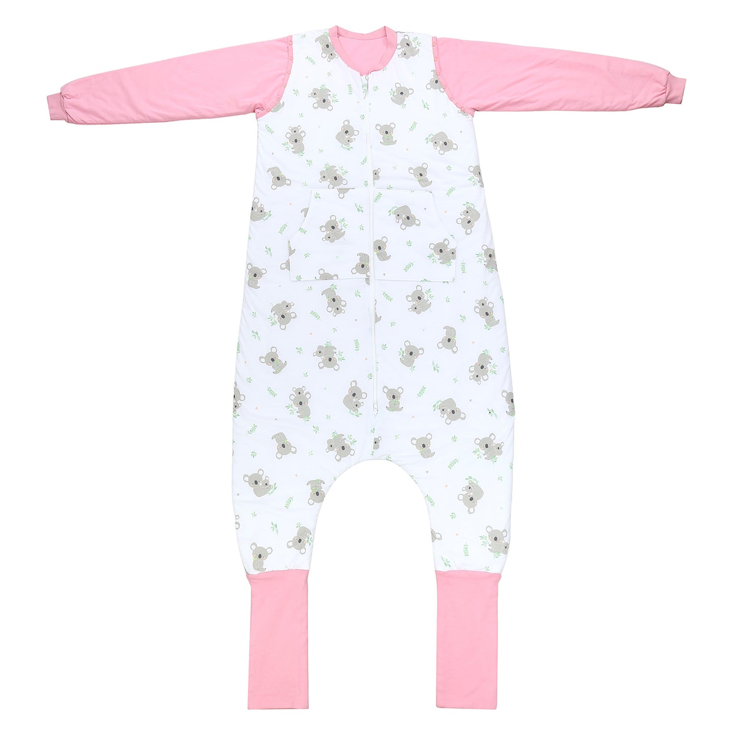 Schlafsack mit Füßen für Erwachsene mit umklappbaren Bündchen, 2.5 TOG - (Bild-78)