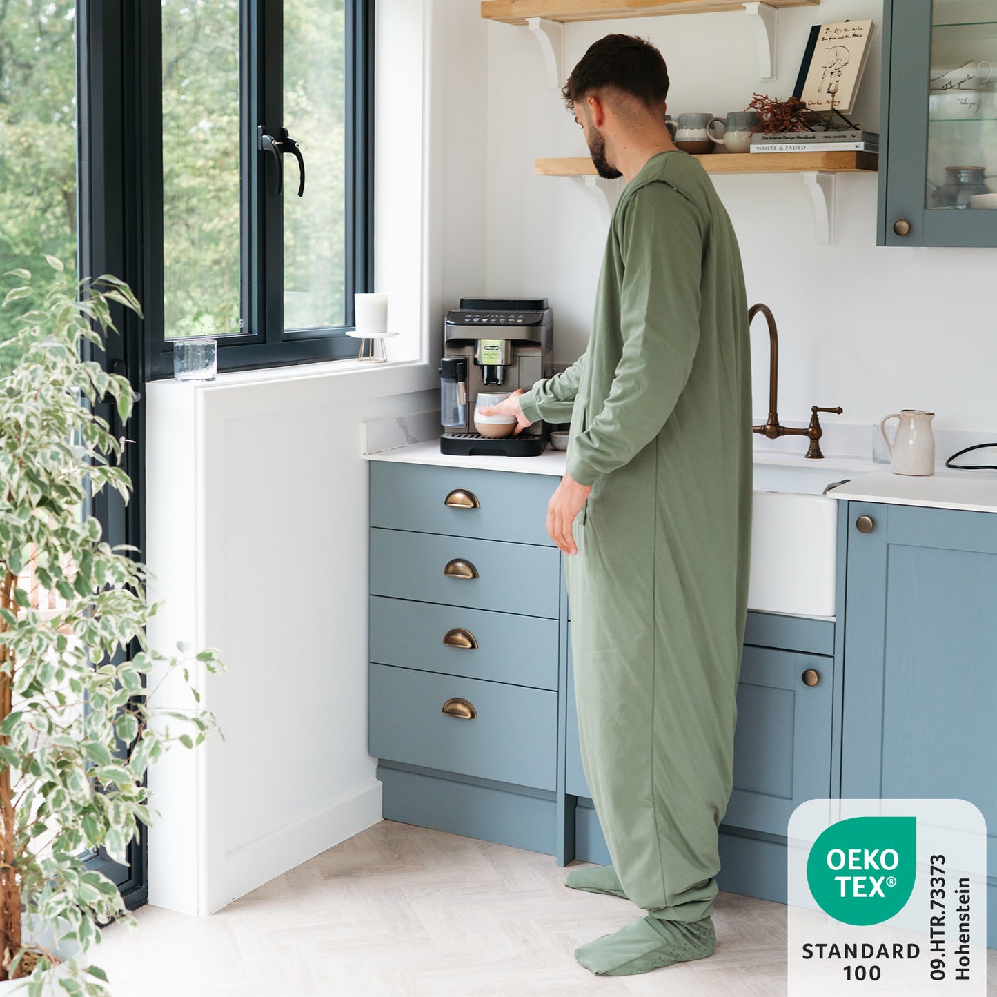 Schlafsack mit Füßen für Erwachsene mit umklappbaren Bündchen 2.5 TOG_Olive_1188_2 - (Bild-27)