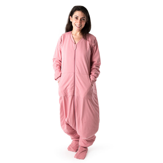 Schlafsack mit Füßen für Erwachsene mit umklappbaren Bündchen, 2.5 TOG