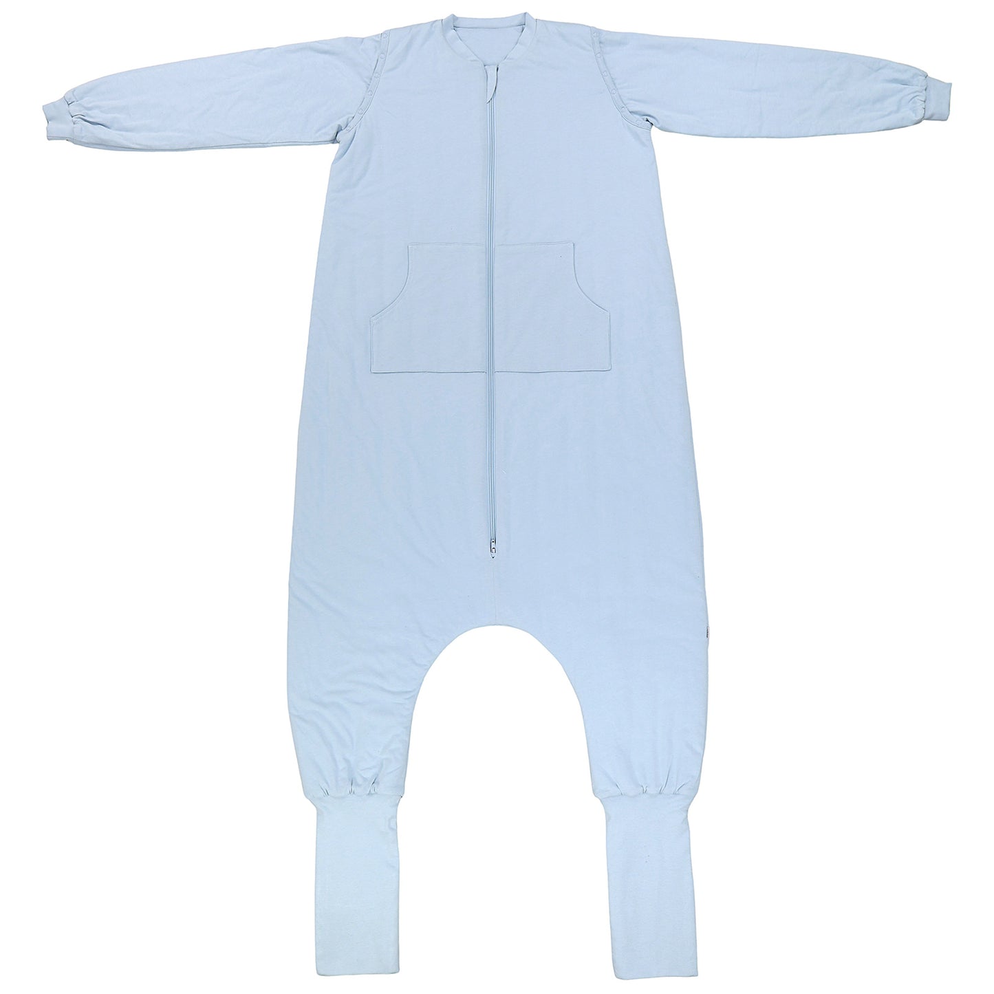 Schlafsack mit Füßen für Erwachsene mit umklappbaren Bündchen und Ärmeln 1.0 TOG_Blue Ice_Vorderseite_1190
