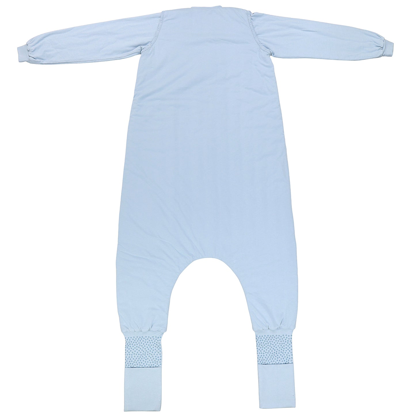 Schlafsack mit Füßen für Erwachsene mit umklappbaren Bündchen und Ärmeln 1.0 TOG_Blue Ice_Rückseite_1190