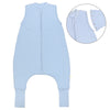 Schlafsack mit Füßen umklappbaren Bündchen und Ärmeln 1.0 TOG_Blue Ice_Vorderseite mit Armausschnitt_1200