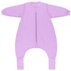 Schlafsack mit Füßen umklappbaren Bündchen und Ärmeln 1.0 TOG_Lavendel_Vorderseite_1200