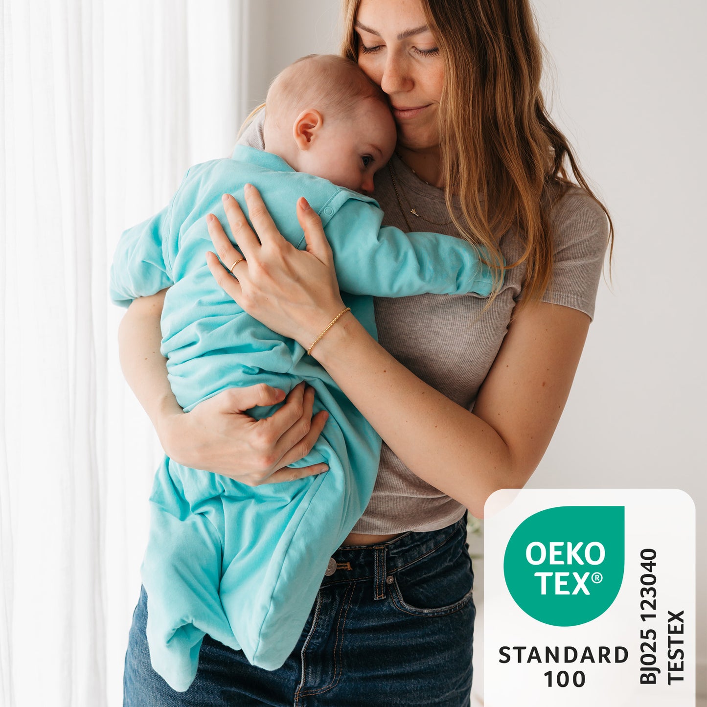 Babyschlafsack 1.0 TOG_Aqua_OEKOTEX_1201
