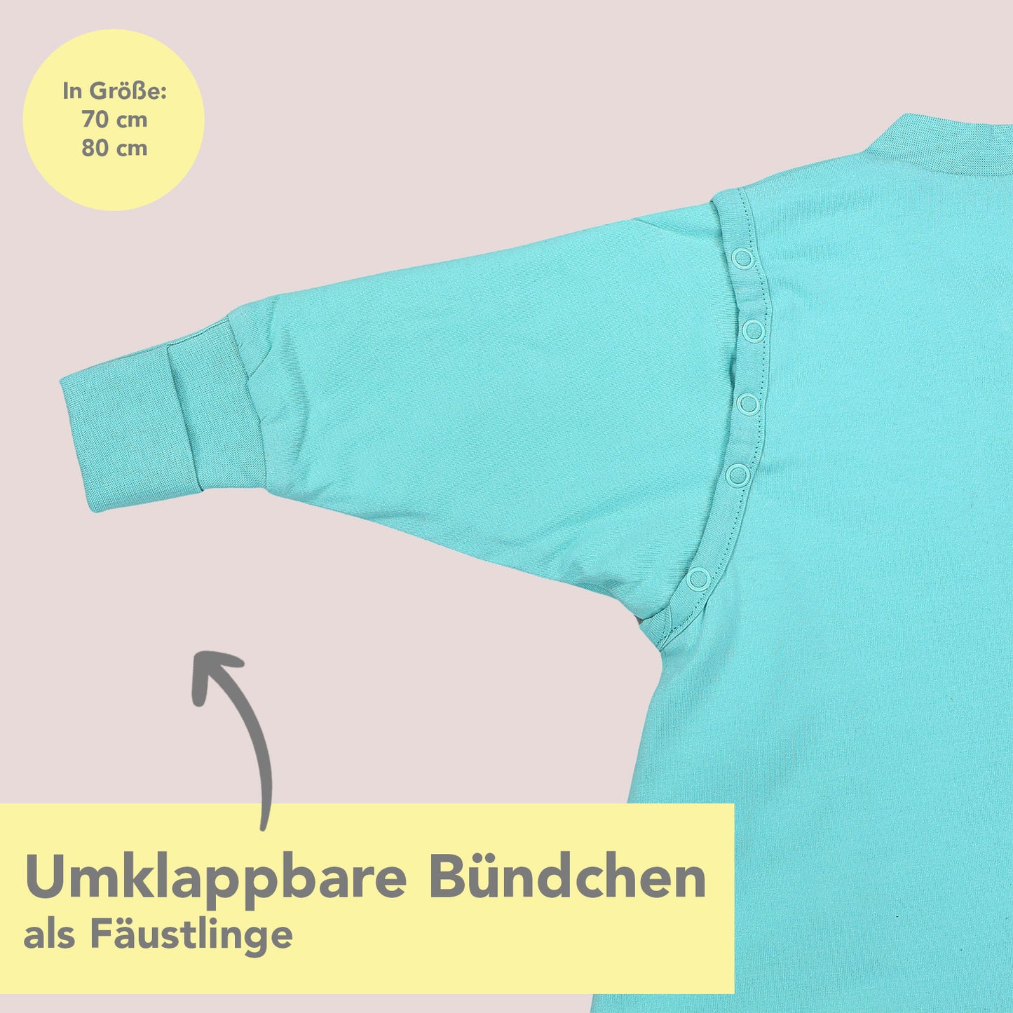Babyschlafsack 1.0 TOG_Aqua_Beispielfoto_1201