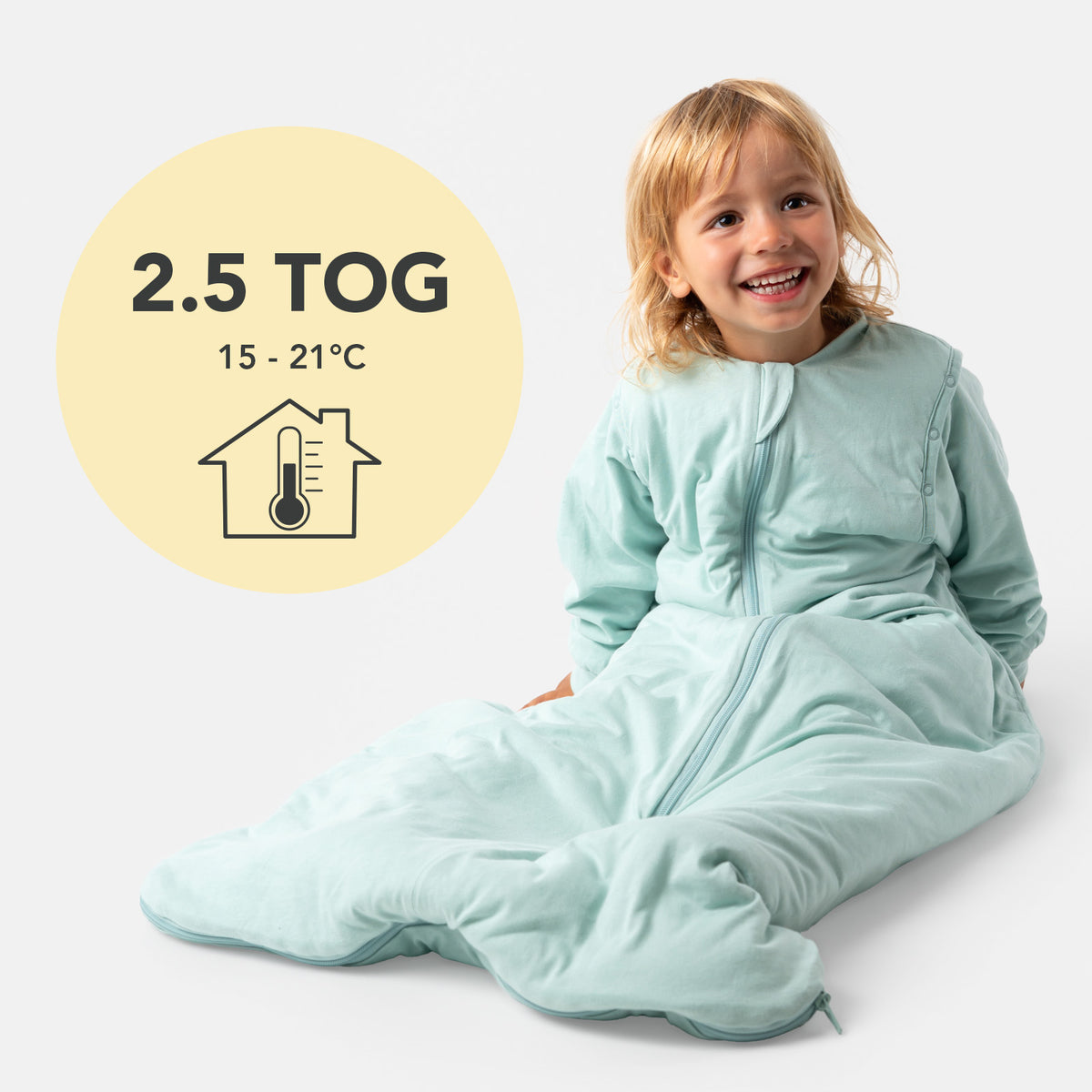 Babyschlafsack 2.5 TOG_Salbei_TOG_1203