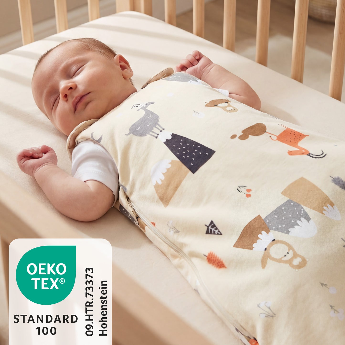 Babyschlafsack 1.0 TOG_Bergtiere_OEKOTEX_1204