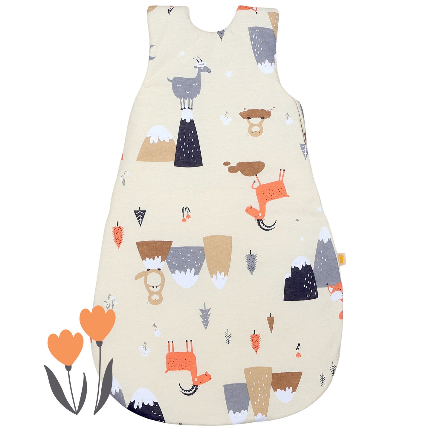 Babyschlafsack 1.0 TOG_Bergtiere_Rückseite_1204