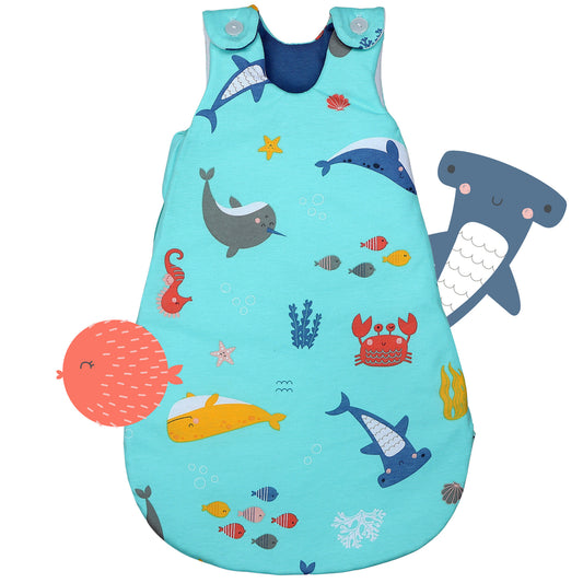 Babyschlafsack 1.0 TOG_Meerestiere_Vorderseite_1204
