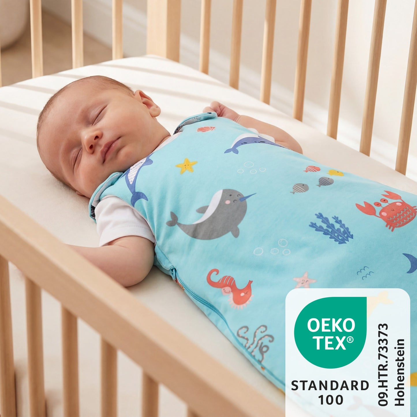 Babyschlafsack 1.0 TOG_Meerestiere_OEKOTEX_1204