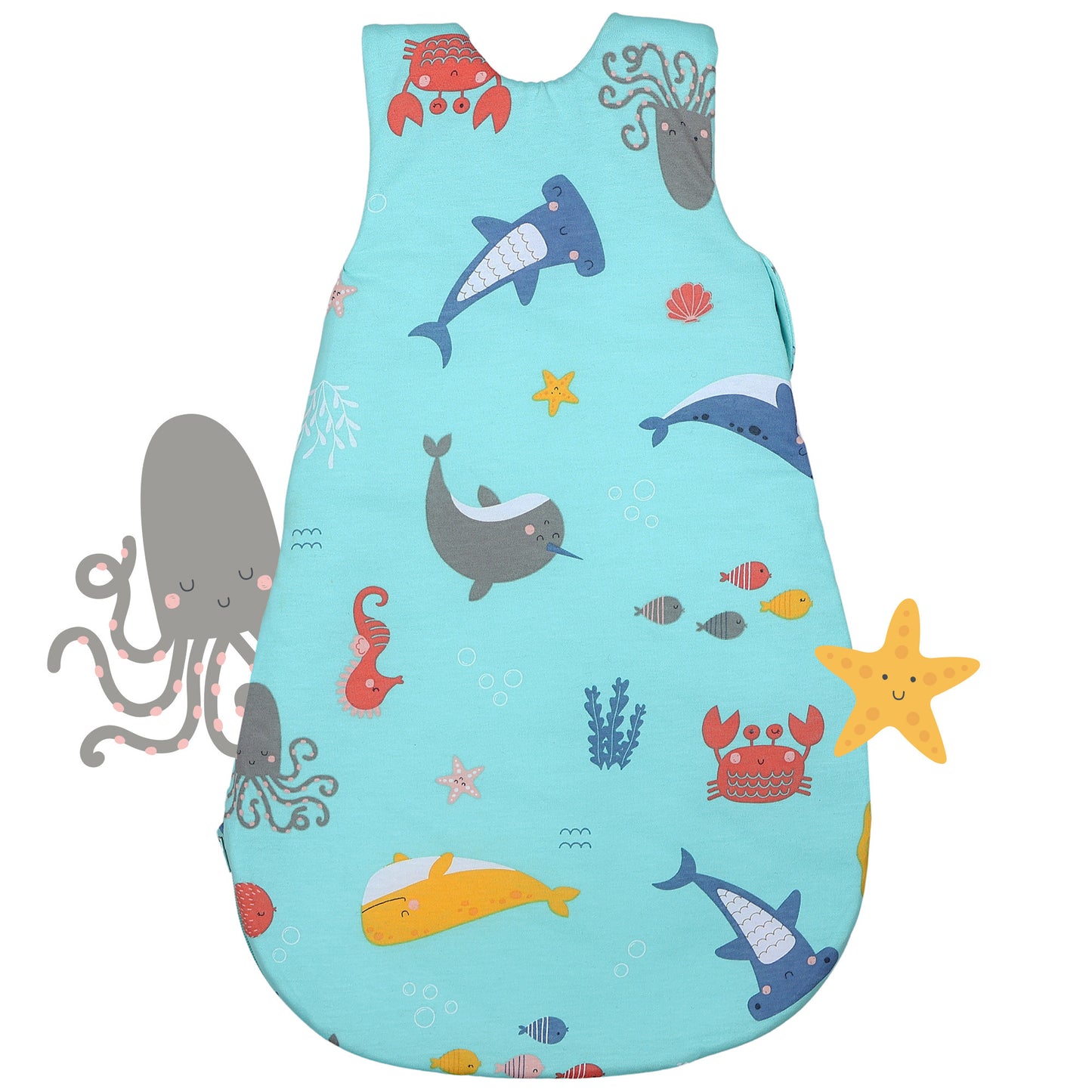 Babyschlafsack 1.0 TOG_Meerestiere_Rückseite_1204