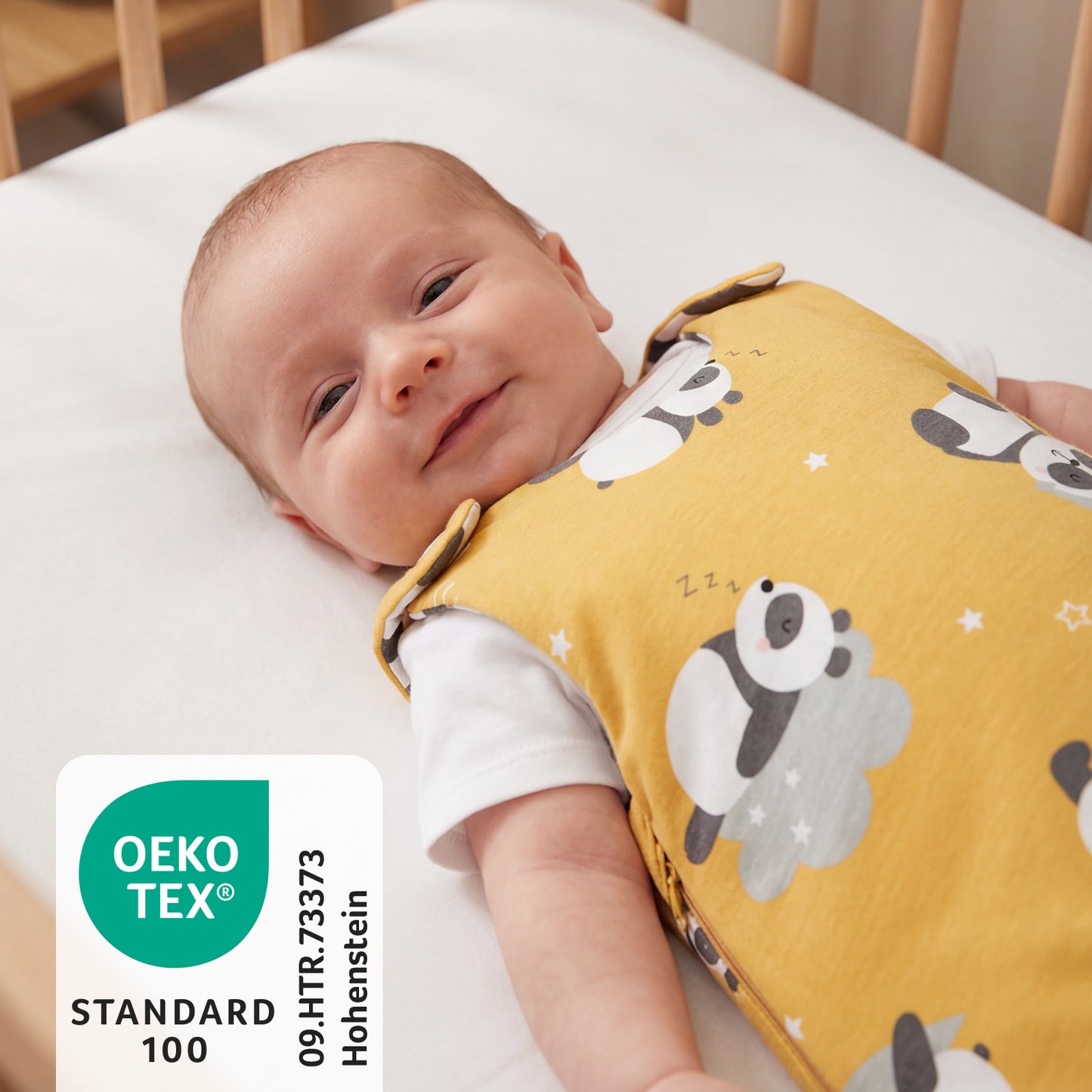 Babyschlafsack 1.0 TOG_Panda_OEKOTEX_1204