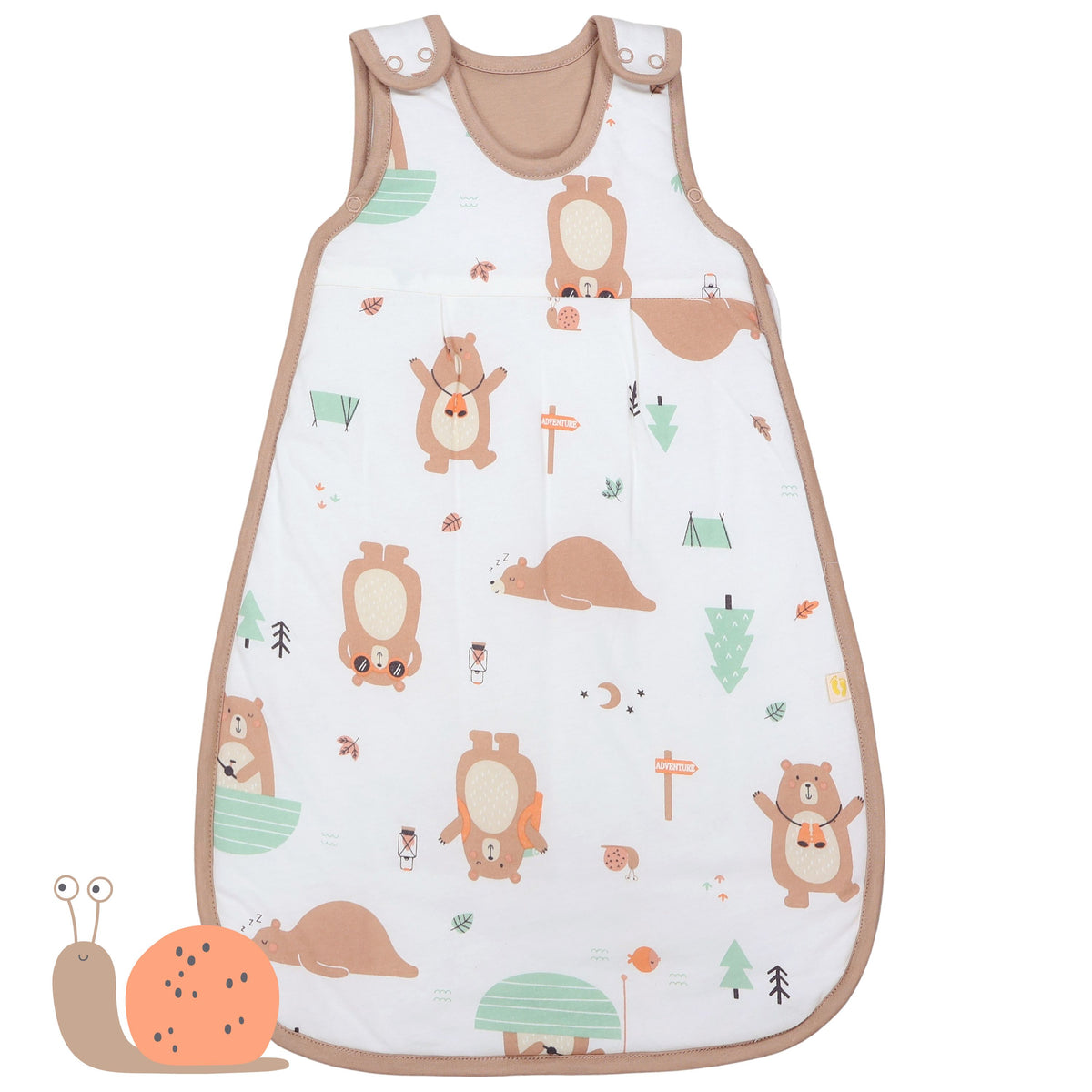 Babyschlafsack 1.0 TOG_Entdecker Bär_Vorderseite_1204