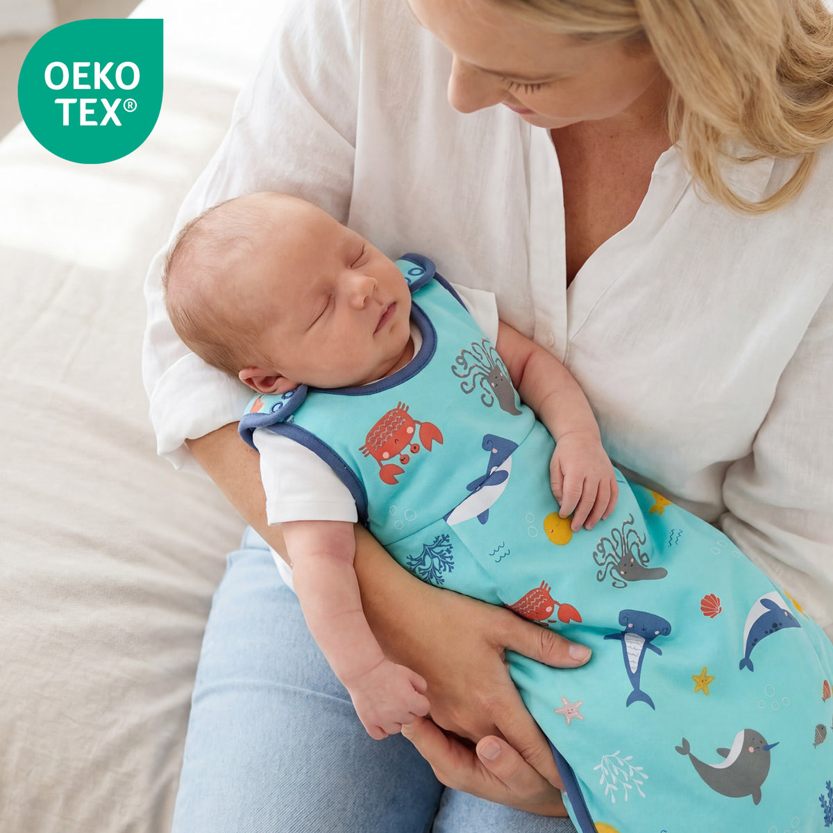 Babyschlafsack 1.0 TOG_Meerestiere_OEKOTEX_1204