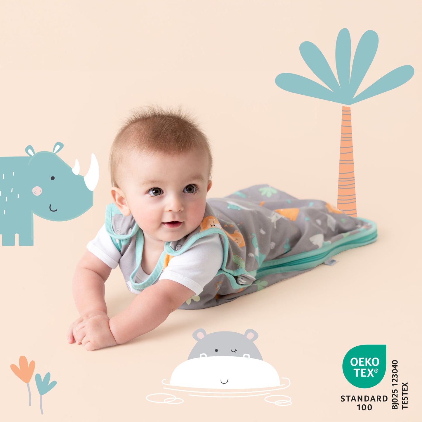 Babyschlafsack 1.0 TOG_Safari_OEKOTEX_1204