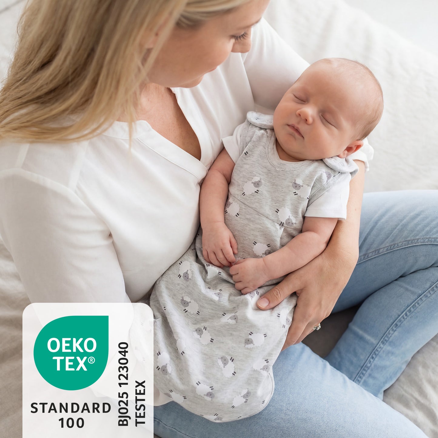 Babyschlafsack 1.0 TOG_Schäfchen_OEKOTEX_1204