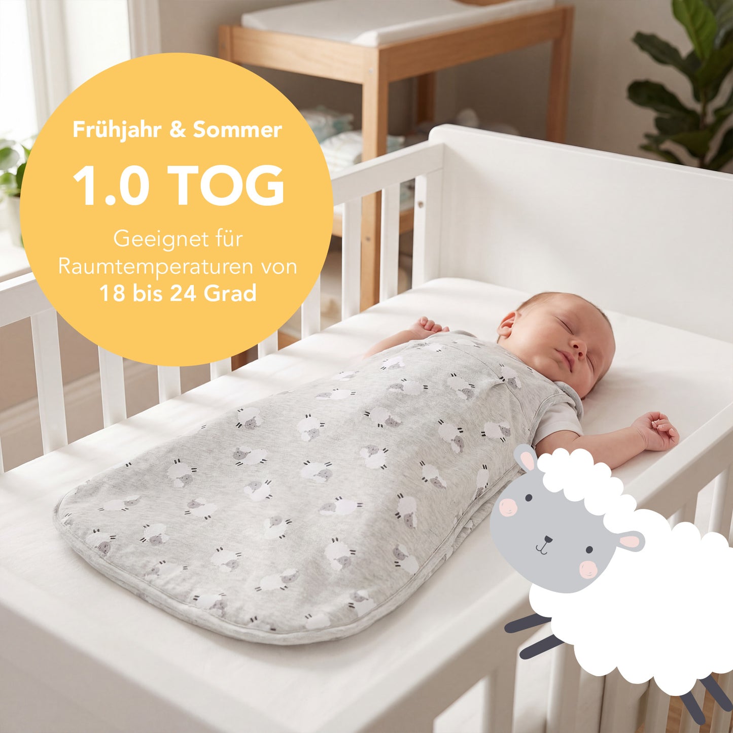 Babyschlafsack 1.0 TOG_Schäfchen_TOG_1204
