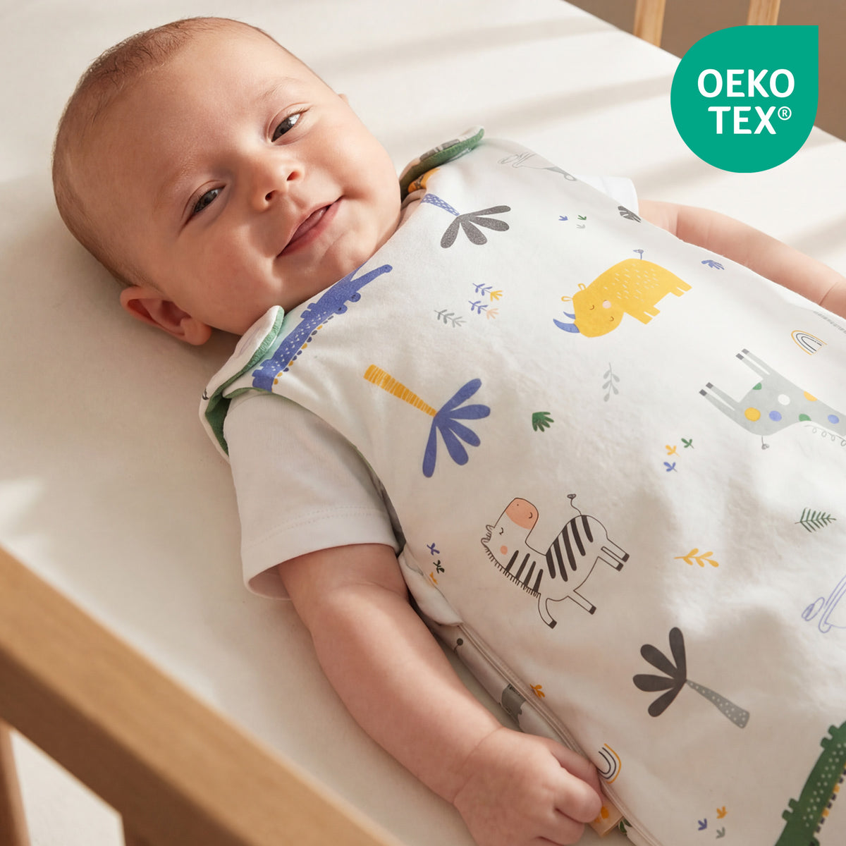 Babyschlafsack 2.5 TOG_Dschungel_OEKOTEX_1205