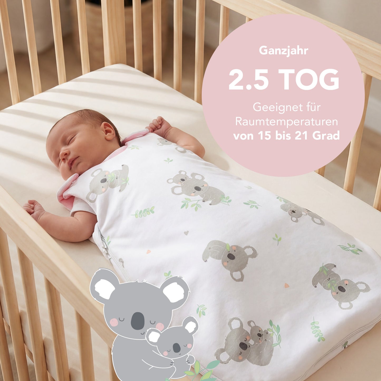 Babyschlafsack 2.5 TOG_Koala_TOG_1205